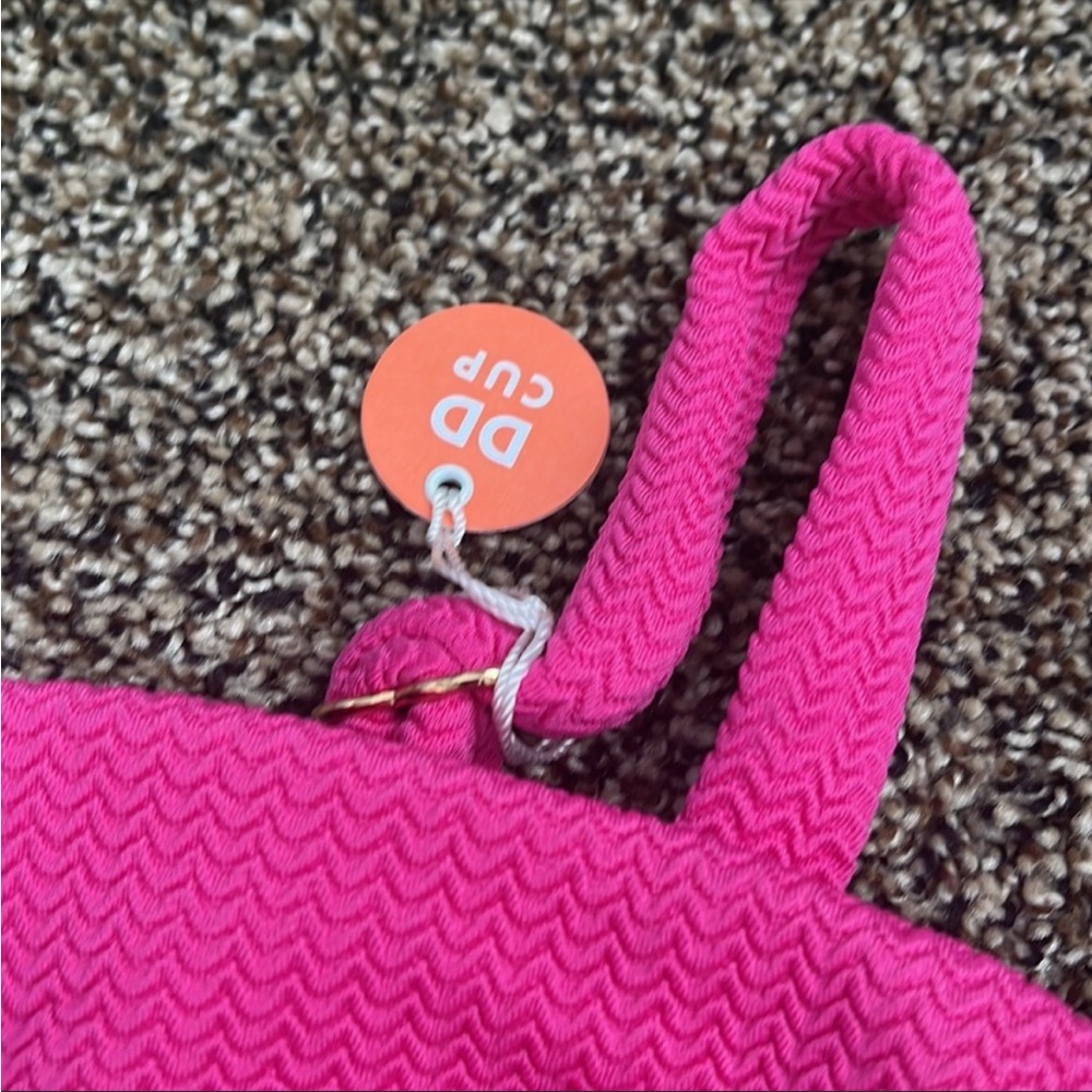 Seafolly Revolve Seadive Fuschia Textured Bikini, NWT - Picture 6 of 6